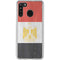 Egyptian Flag Distressed Galaxy A21 Clear Case